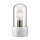 Nordlux Tischleuchte Siv Marmor Weiß IP20 rund Ø12cm max. 40W E27 ohne Leuchtmittel mit Schalter
