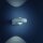 Helestra LED Außenleuchte Wandlampe Twain Design silbergrau Up&Down 2 x 3W 560lm IP54 warmweiß 3000K