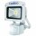 Ledino LED Fluter Wandstrahler Außenleuchte Weiß IP54 10W 850lm warmweiß 3000K Sensor Bewegungsmelder