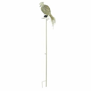 Eglo LED Solarleuchte Vogel 161cm hoch warmweiß Dekoleuchte mit Akku und Sensor