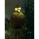 Eglo LED Solarleuchte Vogel 161cm hoch warmweiß Dekoleuchte mit Akku und Sensor