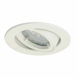 Light Topps LED Einbauleuchte Spot weiß schwenkbar 6,8W GU10 345lm warmweiß 2700K 36° DIMMBAR