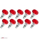 10 x Osram Reflektor Glühbirne Spot Color Rot R50 40W 40...