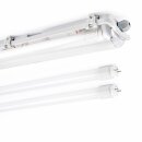 LED Feuchtraumleuchte Eco Wannenleuchte 150cm 2 x 22W T8 Röhre 4400lm Neutralweiß 4000K IP65 B-Ware