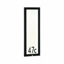 Paulmann LED Board Sensor Hausnummerleuchte Panel 30x90cm IP44 19W 1800lm warmweiß Bewegungsmelder