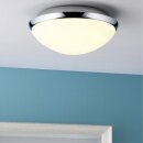 Paulmann LED Deckenleuchte Polar IP44 Chrom Opal rund Ø30cm Badlampe 14W 860lm Warmweiß 3000K Bewegungsmelder