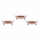 3 x Paulmann Einbaustrahler 2Easy Nova Einbauleuchte Rosegold starr max. 35W ohne Leuchtmittel