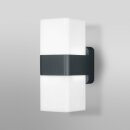 Ledvance LED Smart+ Außenwandleuchte Cube Updown Dunkelgrau IP44 13,5W 900lm RGBW 3000K App Google & Alexa WiFi B-Ware