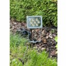 Hi Lite Buenos Aires LED Flutlichtstrahler mit Erdspiess 7W IP65 Gartenleuchten 500lm Neutralweiß 4000K Kabel & Stecker