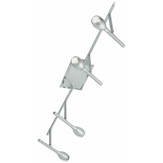 Eglo Borgo Halogen Spotlight Deckenleuchte Lichtschiene Chrom 4 x 35W GY6,35 warmweiß 2700K DIMMBAR