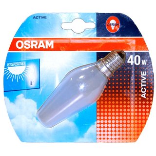 OSRAM Glühbirne Kerze ACTIVE 40W & 60W E14 Tageslicht Glühlampe