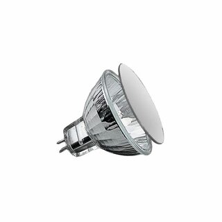 Paulmann Halogenlampe MR16 Reflektor 20W GU5,3 Silber 12V Satin mattierte Scheibe 4000h warm dimmbar 38°