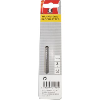 Marketerie Sägeblätter 3 x 1,5mm