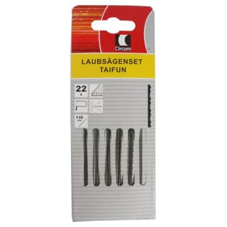 Laubsägenset Taifun 22-teilig