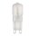 10 x LED Leuchtmittel Stiftsockel 2,5W = 19W G9 matt 180lm warmweiß 2700K 200°