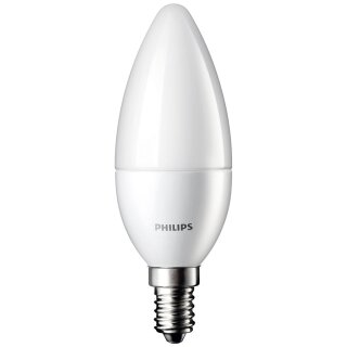 Philips LED Kerze 6W = 40W E14 matt CorePro warmweiß 2700K A+