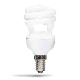 Spectrum Energiesparlampe Spiralform 8W E14 490lm warmweiß 2700K