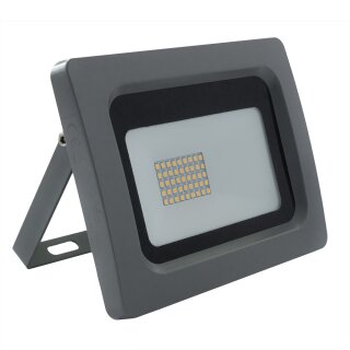 LED SMD Fluter 10W 700lm IP65 schwarz Strahler warmweiß 3000K 120° direkt 230V 