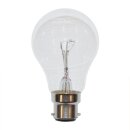 1 x Super Longlife Glühbirne B22d 60W KLAR Glübirnen 60...