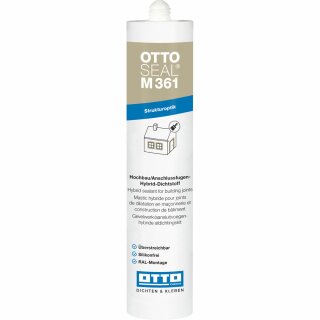 Otto-Chemie Ottoseal Hybrid-Dichtstoff M361 310ml RAL 9016 Verkehrsweiß für innen & außen Hochbau- & Anschlussfugen