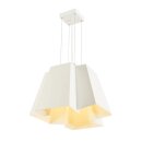 SLV LED Pendelleuchte SOBERBIA 53 Weiß eckig 40W...