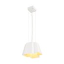 SLV LED Pendelleuchte SOBERBIA 31 Weiß eckig 26W...