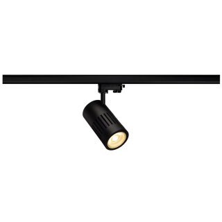 SLV 3-Phasen LED Strahler Structec Schwarz 36W 2920lm warmweiß 3000K Ra>90 60° mit 3P Adapter