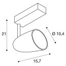 SLV 3-Phasen Strahler LED Spot Weiß 39W 3100lm warmweiß 3000K 24° mit 3P Adapter