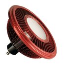 SLV LED Leuchtmittel Reflekor ES111 Rot 15,5W GU10 590lm...