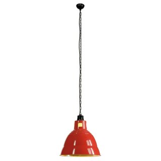 SLV Pendelleuchte PARA 380 Rot rund Ø38,5cm max. 160W E27 ohne Leuchtmittel