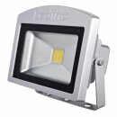 Ledino LED Fluter Dahlem 20SN Wandstrahler Außenleuchte 20W Silber IP65 Neutralweiss 4000K