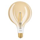 Ledvance Smart+ LED Filament Leuchtmittel Globe G120 6W = 55W E27 680lm Gold Extra Warmweiß 2400K dimmbar Zigbee
