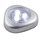Globo LED Flashlight Pushlight Silber 0,21W Tageslicht 6400K kaltweiß für 3 x AAA Batterie