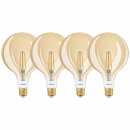 4 x Ledvance Smart+ LED Filament Leuchtmittel Globe G120...