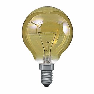 Paulmann Glühbirne Leuchtmittel G60 Miniglobe 25W E14 Gold gelüstert Goldlicht extra warmweiß dimmbar