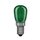 Paulmann Glühbirne Birnenform Röhre T25x60 15W E14 Grün green 230V dimmbar