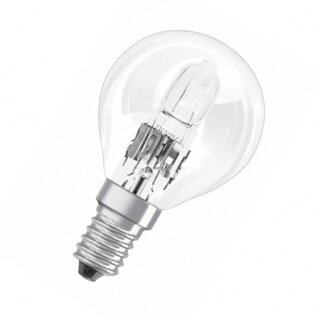 Osram Halogen Eco Glühbirne 30W = 40W E14 klar Tropfen 64542 warmweiß dimmbar