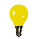 LED Filament Leuchtmittel Tropfen 2W E14 farbig Gelb 100lm