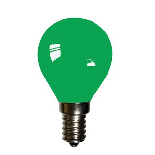 LED Filament Leuchtmittel Tropfen 2W E14 farbig Grün 30lm