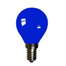 LED Filament Leuchtmittel Tropfen 2W E14 farbig Blau 13lm