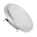 6 x SLV LED Leuchtmittel Reflektor QR111 Silbergrau 9W G53 800lm warmweiß 2700K flood 25°