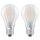 2 x Osram LED Filament Leuchtmittel Birnenform 6,5W = 60W E27 matt 806lm warmweiß 2700K