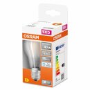 Osram LED Filament Leuchtmittel Birnenform A60 4W = 40W E27 matt 470lm Tageslicht 6500K kaltweiß