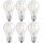 6 x Osram LED Filament Leuchtmittel Birnenform 2,5W = 25W E27 klar 250lm FS warmweiß 2700K