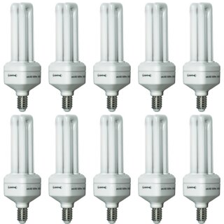 10 x LightMe ESL Energiesparlampe Röhre 5W = 25W E14 235lm Warmweiß 2700K