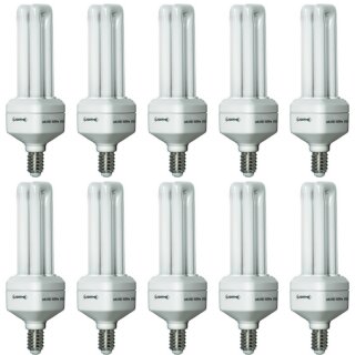 10 x LightMe ESL Energiesparlampe Röhre 5W = 25W E14 235lm Warmweiß 2700K