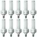 10 x LightMe ESL Energiesparlampe Röhre 5W = 25W E14 235lm Warmweiß 2700K