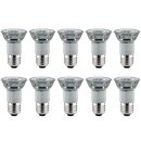 10 x Nice Price LED Glas Reflektor PAR16 1,4W E27 klar 30lm warmweiß 3000K