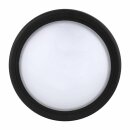 IBV LED Feuchtraumleuchte Deckenlampe Außenleuchte rund Ø15cm 10W 650lm IP65 Schwarz Neutralweiß 4000K