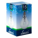 Leuci Tropfen Glühbirne 15W E14 klar Glühlampe...